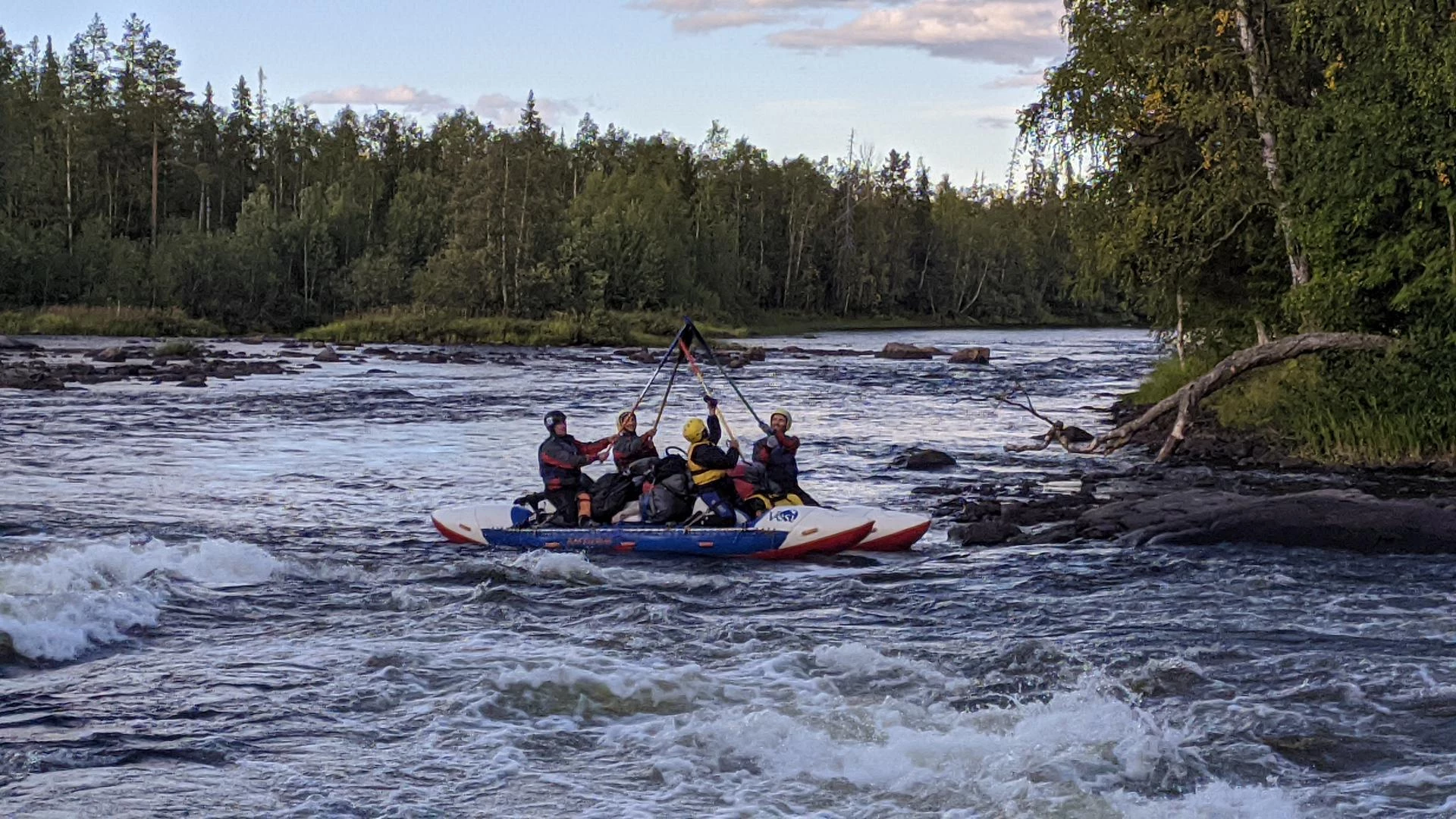 Кереть и Белое море - сплав на катамаранах