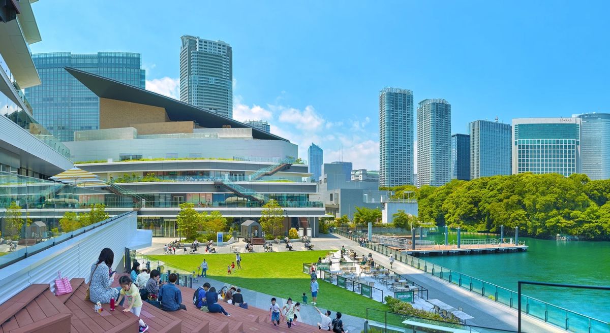 Экологичный город Токио вызывает ажиотаж: WATERS Takeshiba