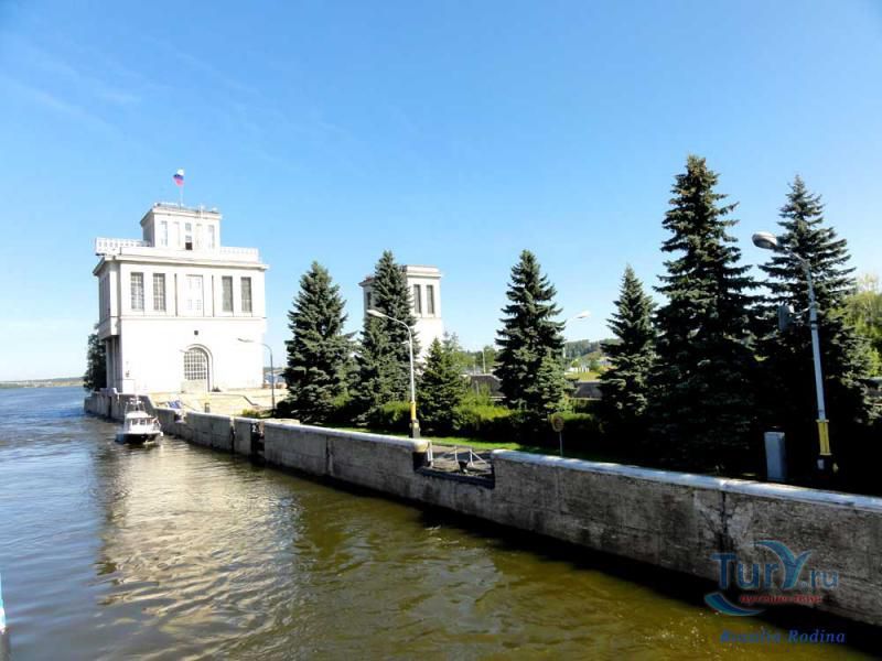 Городецкие шлюзы на Горьковском водохнанилище