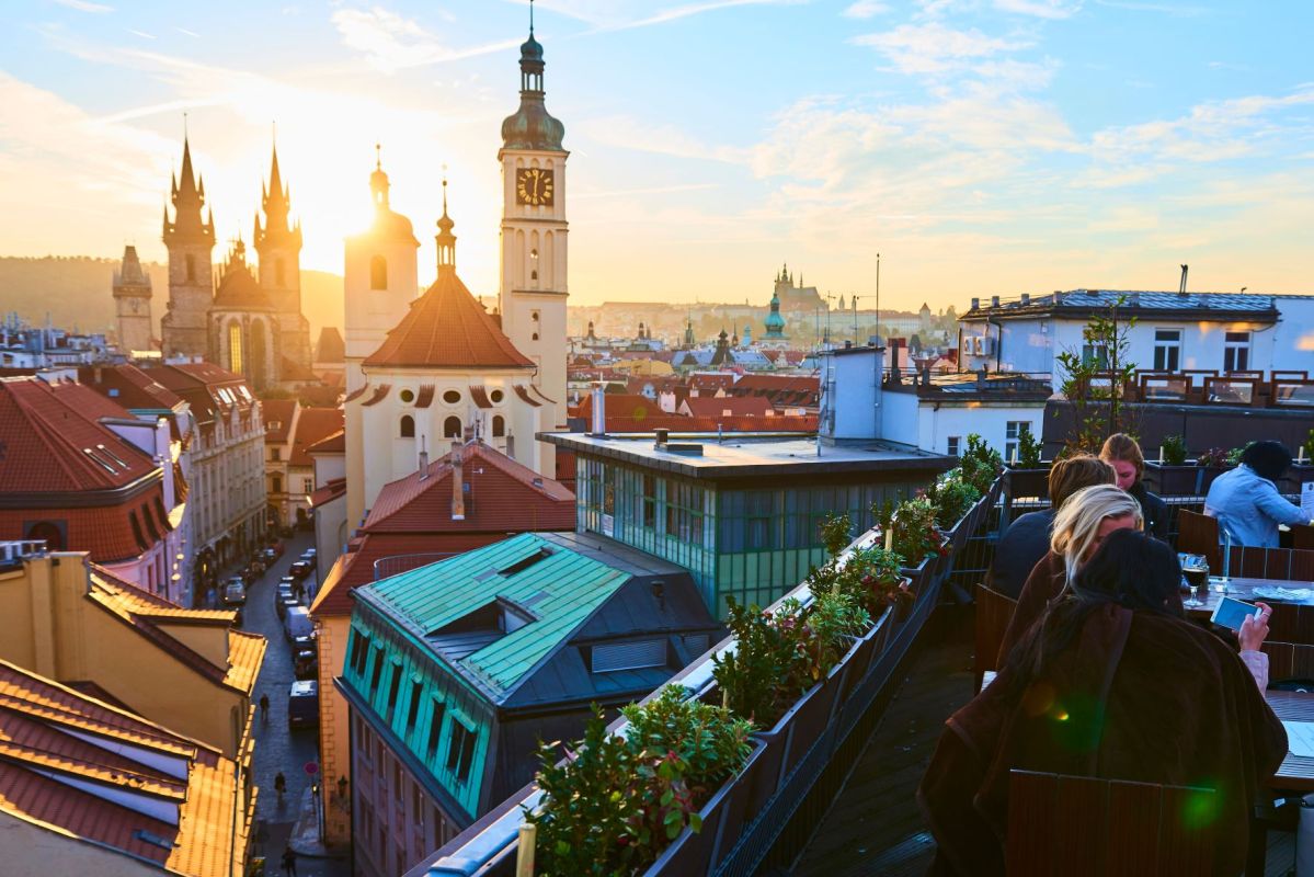 Уникальные виды с чешских крыш