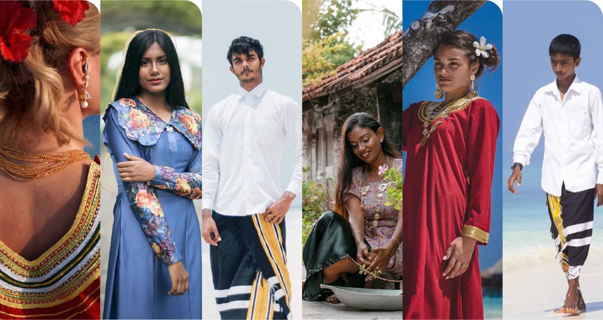 ПРОГУЛКА ПО ПЕРЕУЛКУ ПАМЯТИ В МАЛЬДИВСКИХ КУЛЬТУРНЫХ ОДЕЖДАХ