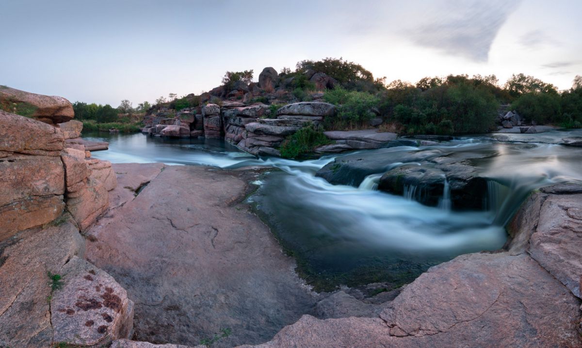 Шолоховский каскадный водопад